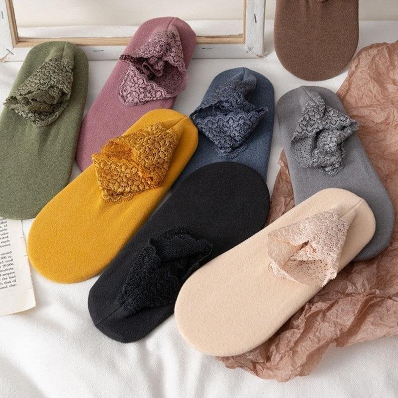 🎅EARLY CHRISTMAS SALE - 48% OFF-New Fashion Lace Warmer Socks(One size fit all)